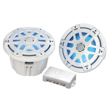 Poly-Planar Ma-Oc8 8" Round Waterproof Blue Led Lit MA-OC8
